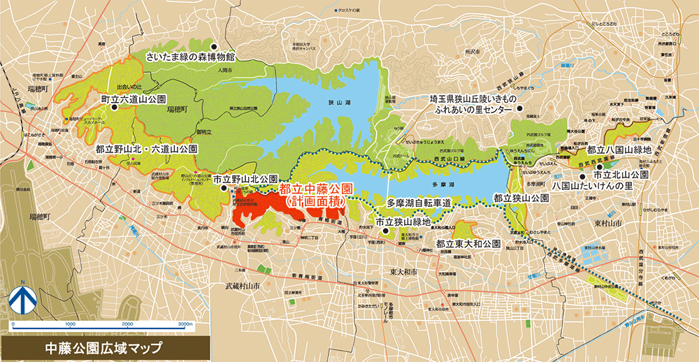 中藤公園マップ